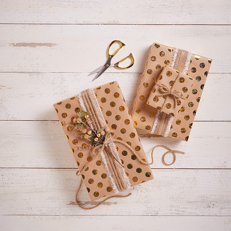 Hot Stamp Kraft Roll