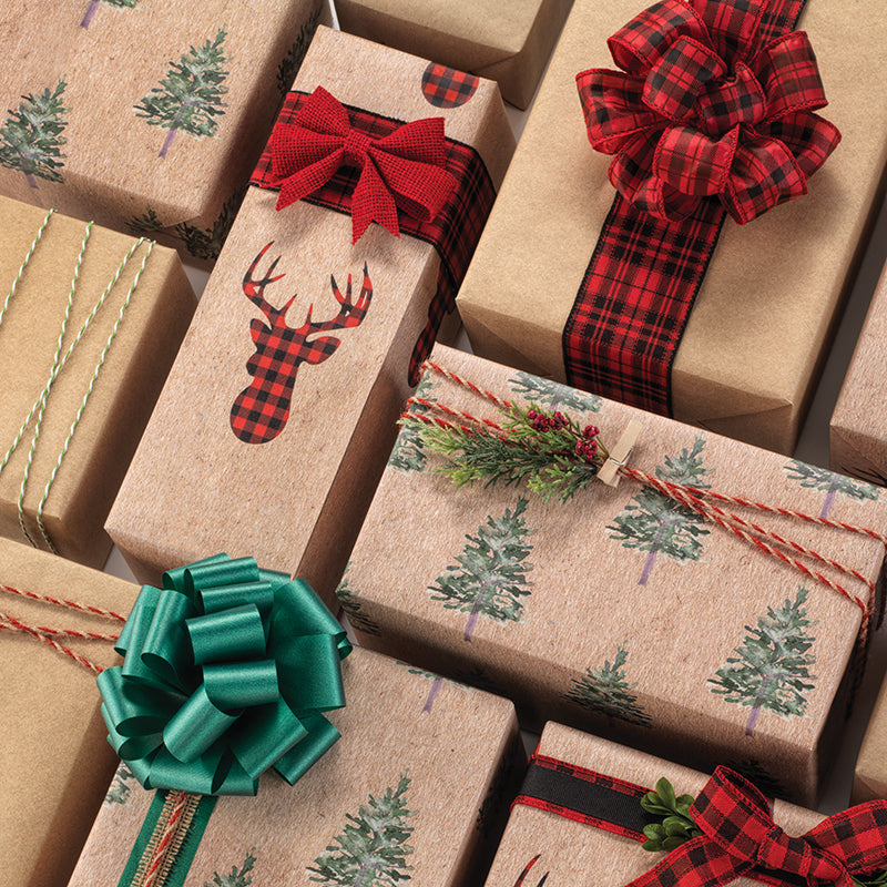 Rustic Kraft Triple Roll