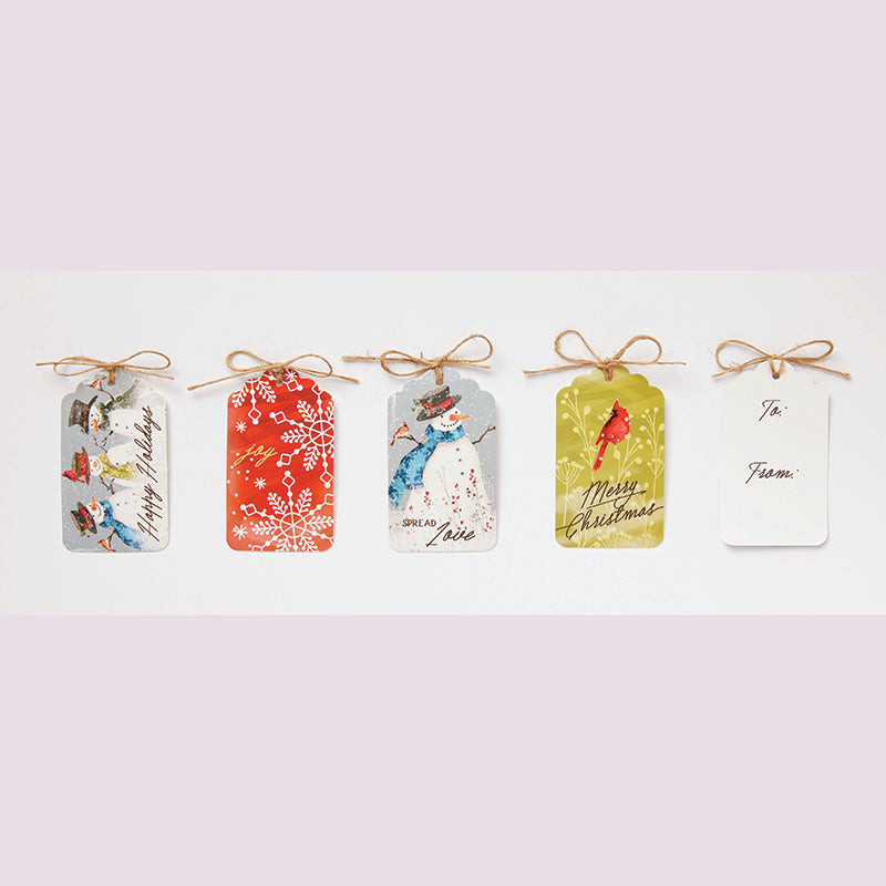 Holiday Prints Gift Tags