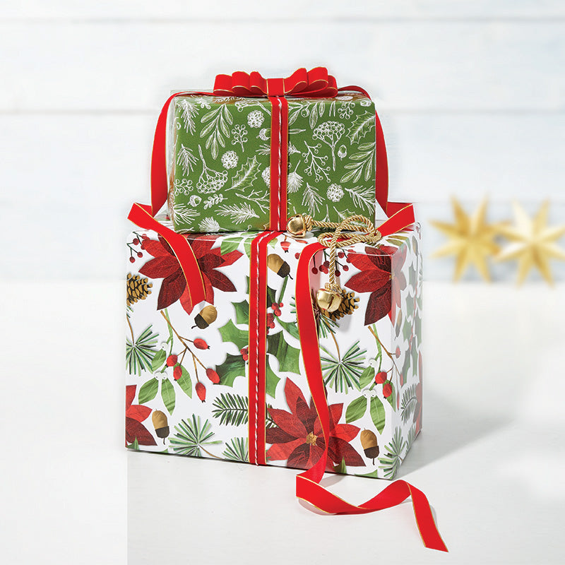 Modern Poinsettia Roll