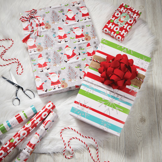 Happy Santa Triple Roll Set