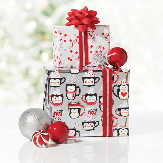 Yummy Penguins Metallic Roll