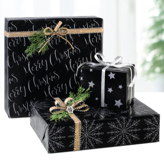 Merry & Snowflake Triple Roll