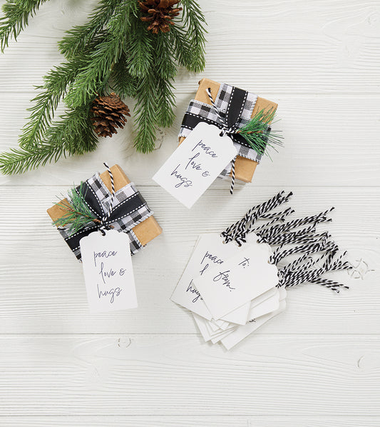 Peace and Love Gift Tags